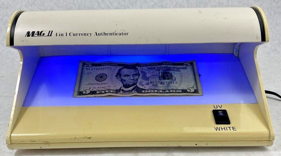 Mag II 4in1 Currency Authenticator ultraviolet(UV) & white light settings