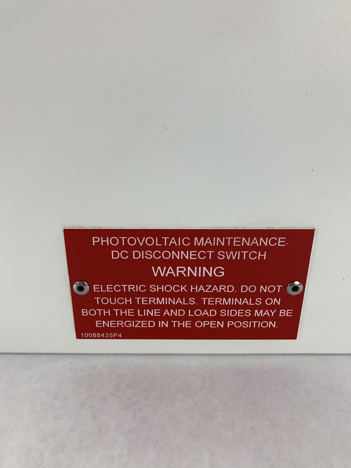 GE Solar Duty Safety Switch TSN4634J 100A 600 VDC