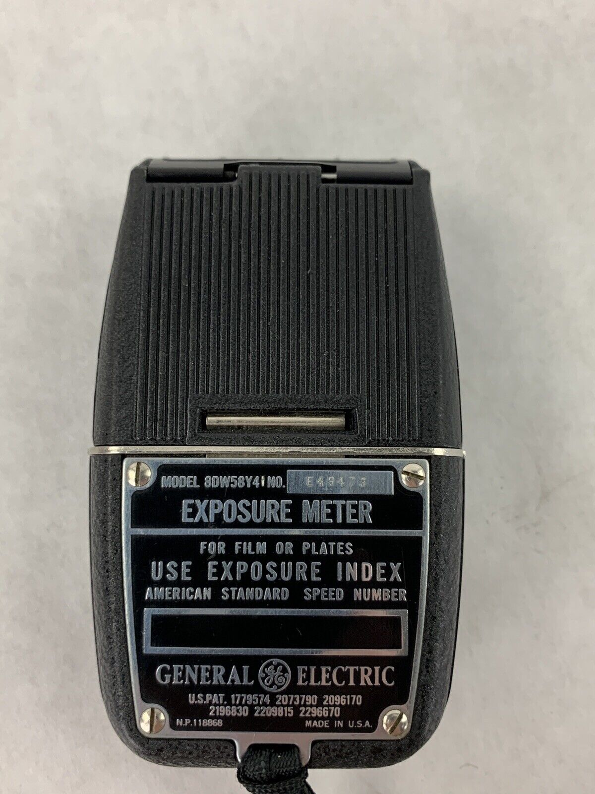 Vintage General Electric Exposure Meter 8DW58Y4 Light Values Photography Tested