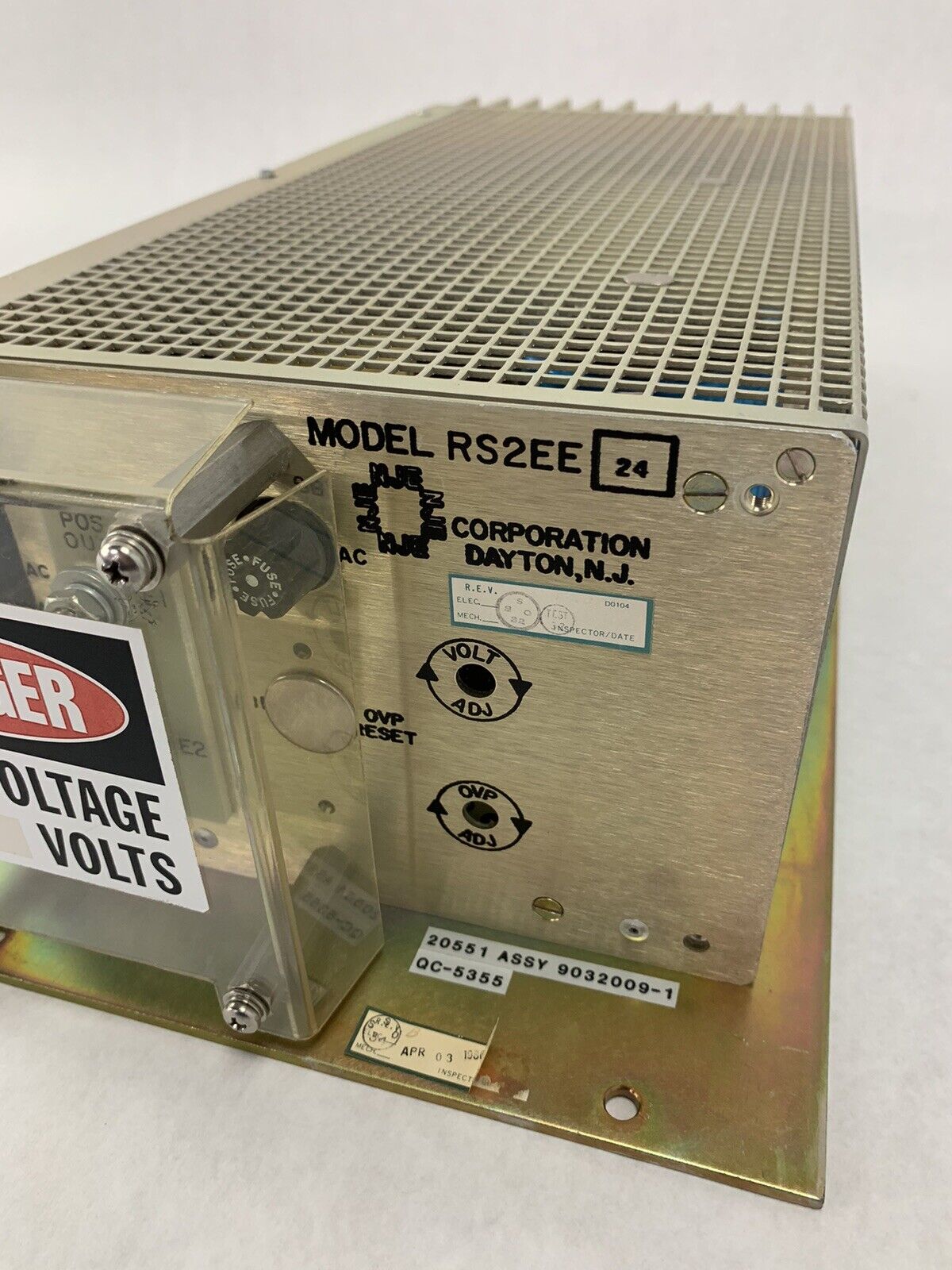 NJE Corporation RS2EE24 Power Supply