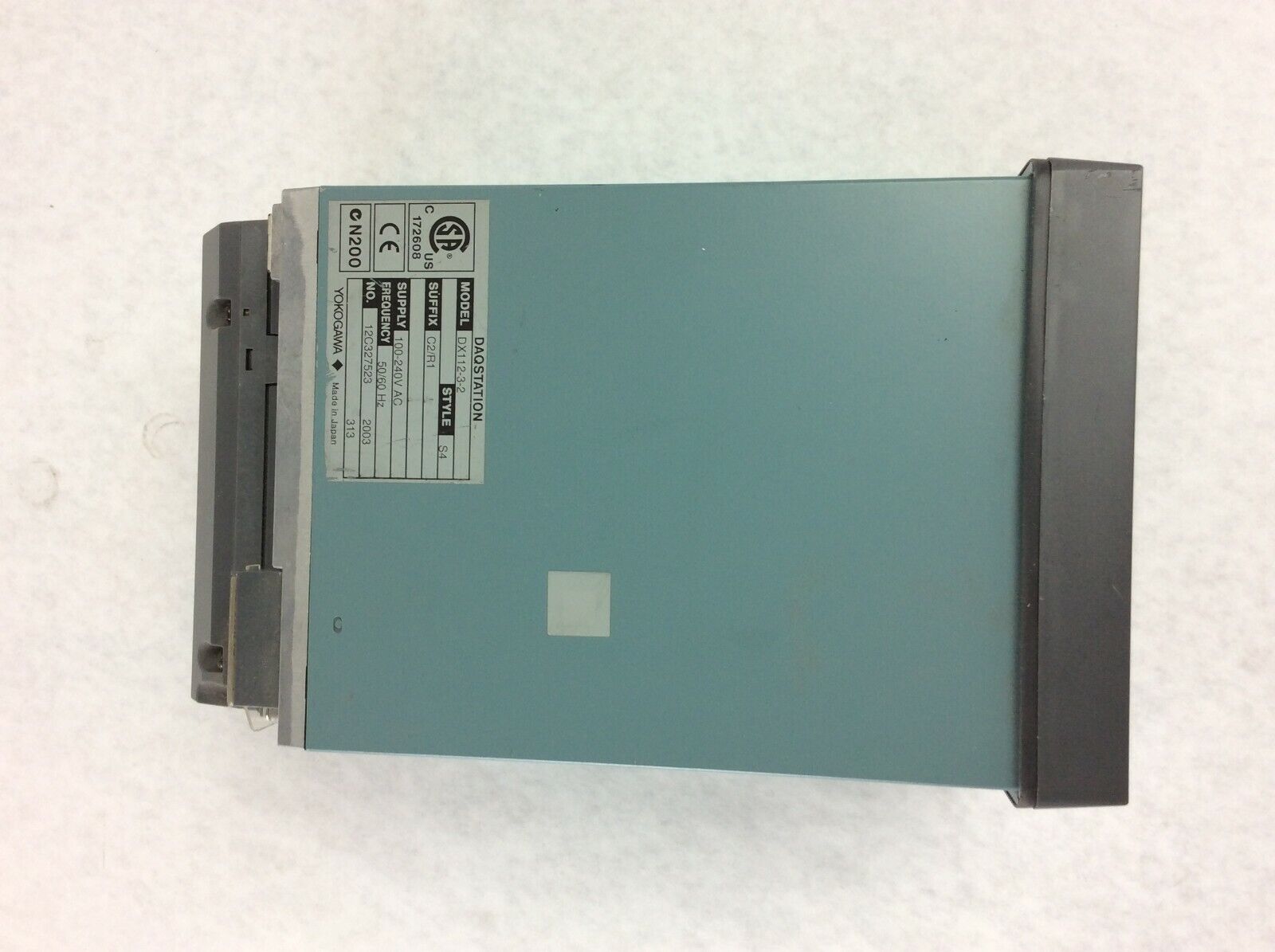 Yokogawa DAQSTATION DX100-5120 DX106-3-2 Chart Recorder - Broken Ribbon Cable