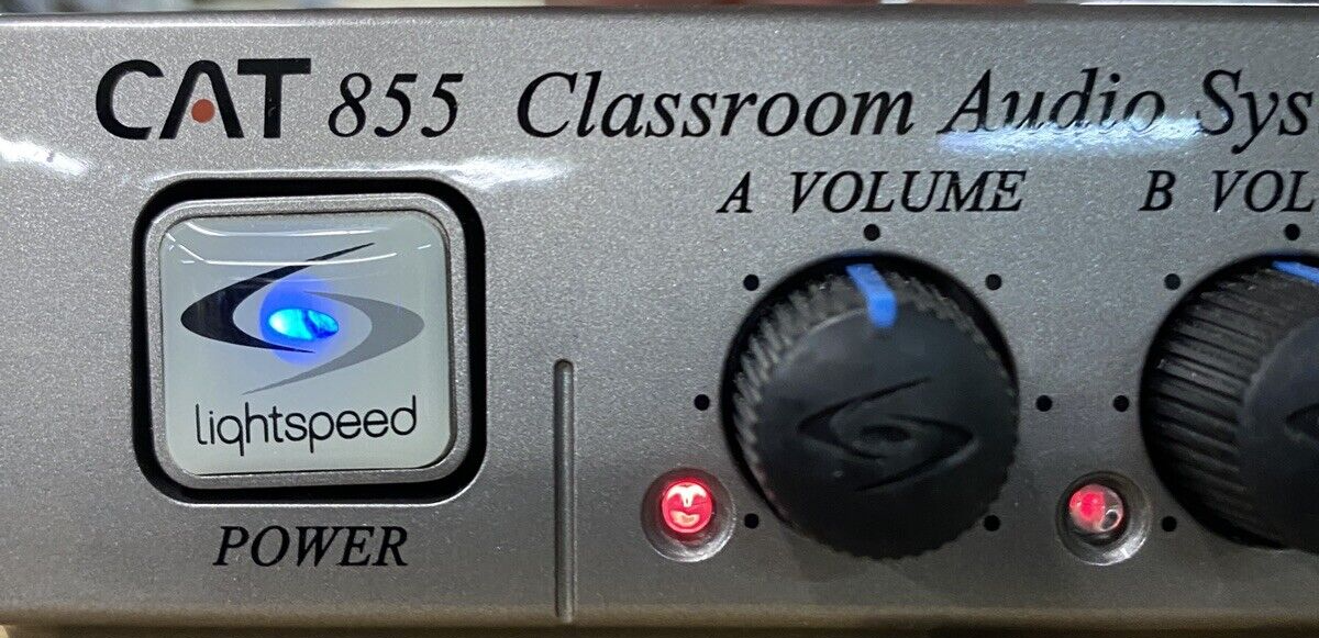 Lightspeed AMP-855 CAT855 Classroom Audio System - Untested