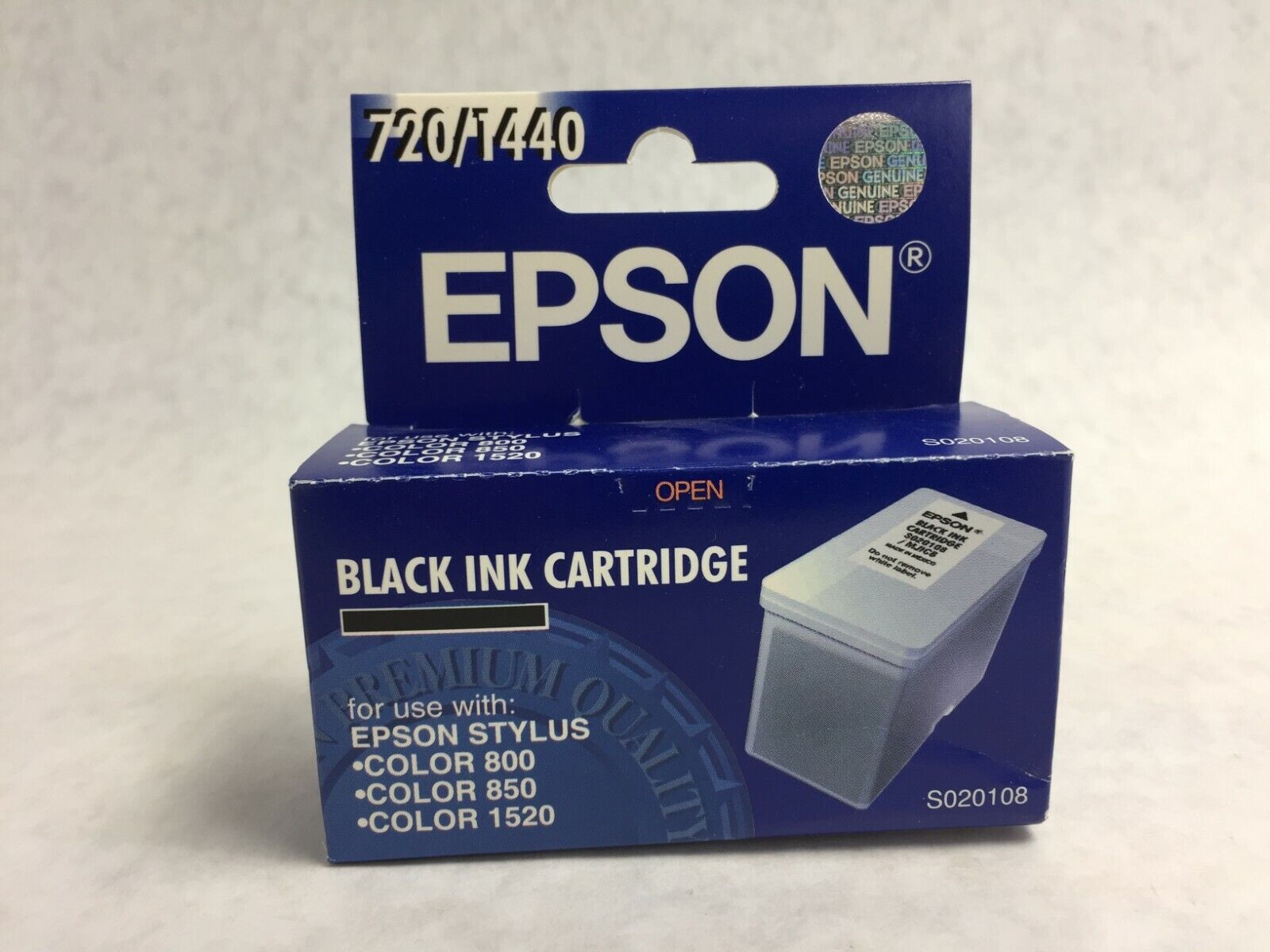 Genuine Epson Black Ink Cartridge S020108