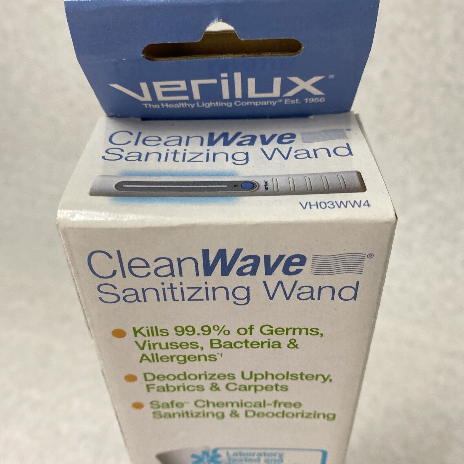 Verilux Clean Wave Handheld Sanitizing Wand and Sanitizing Travel Wand 2 newest pcs