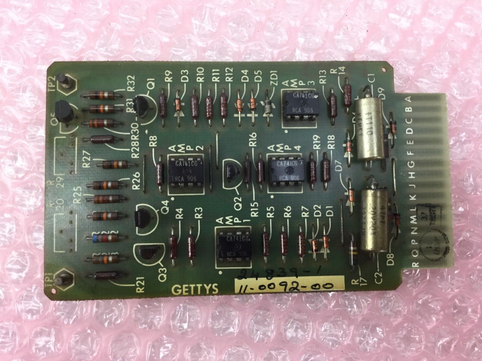 Gettys Module No. 11-0092-00 Circuit Board