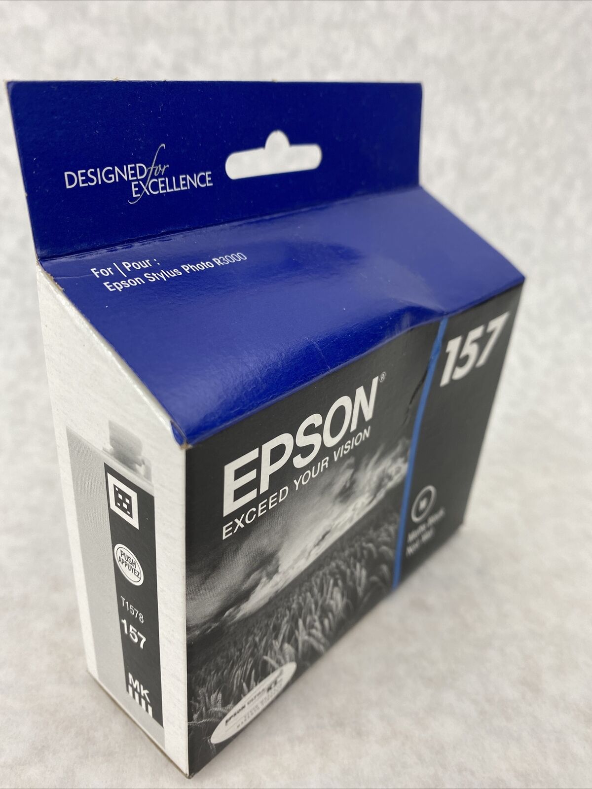 Epson T1578 Matte Black MK 157 Photo R3000 Ink Genuine C13T157820 2018