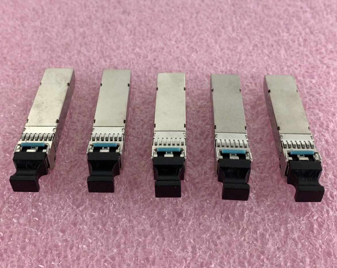 Lot of 5 HUAWEI 10G-1310nm-10KM-SM-SFP+ 34060742 SMF 1310nm 10KM Optical Module