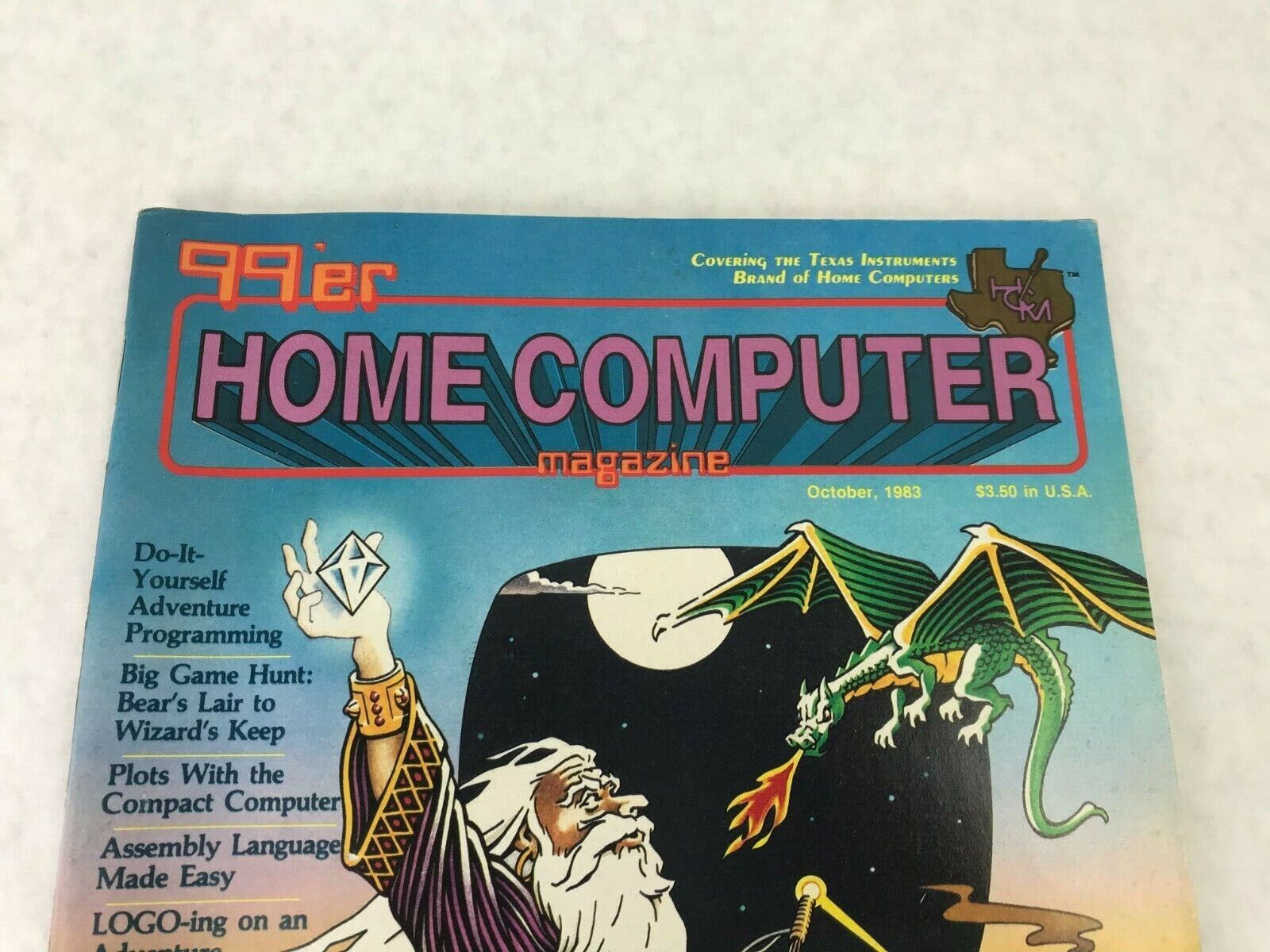 Vintage 1983 TI-99/4A "99'er Home Computer" Magazine: Adventures & Fantasy