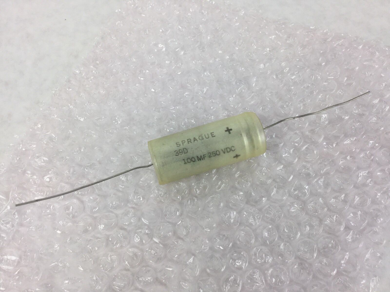 Sprague Capacitor, 7234LC, 39D, 100MF 250VDC, NEW