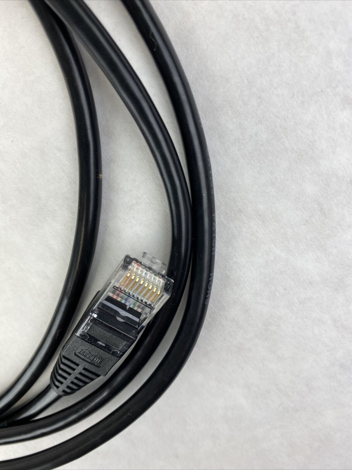 Lot of 5 Tripp Lite N001-005-BK Cat5e 350MHz Snagless cables (RJ45 M/M) 5ft