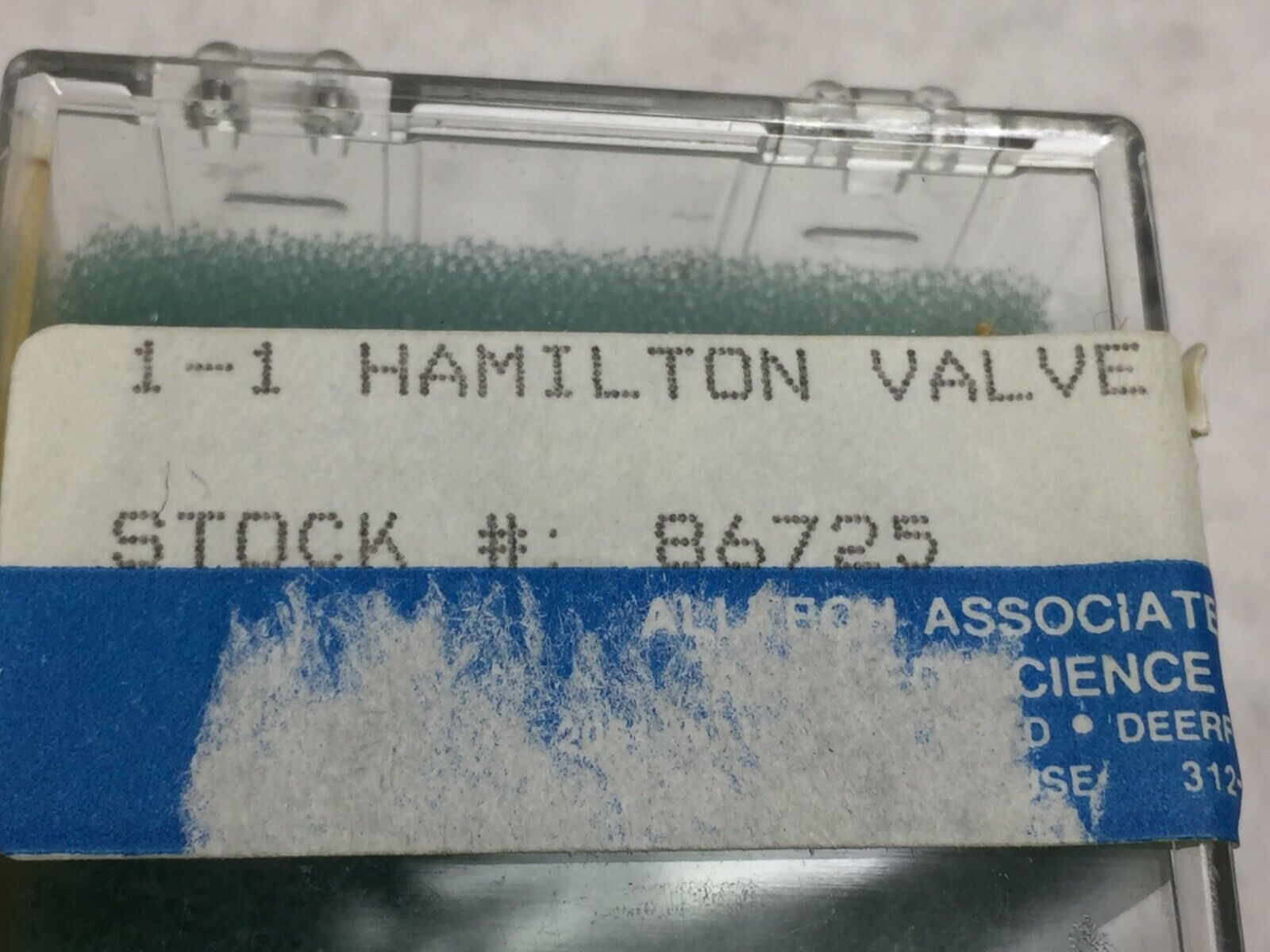 Hamilton Valve Stock # 86725  B42   NOS