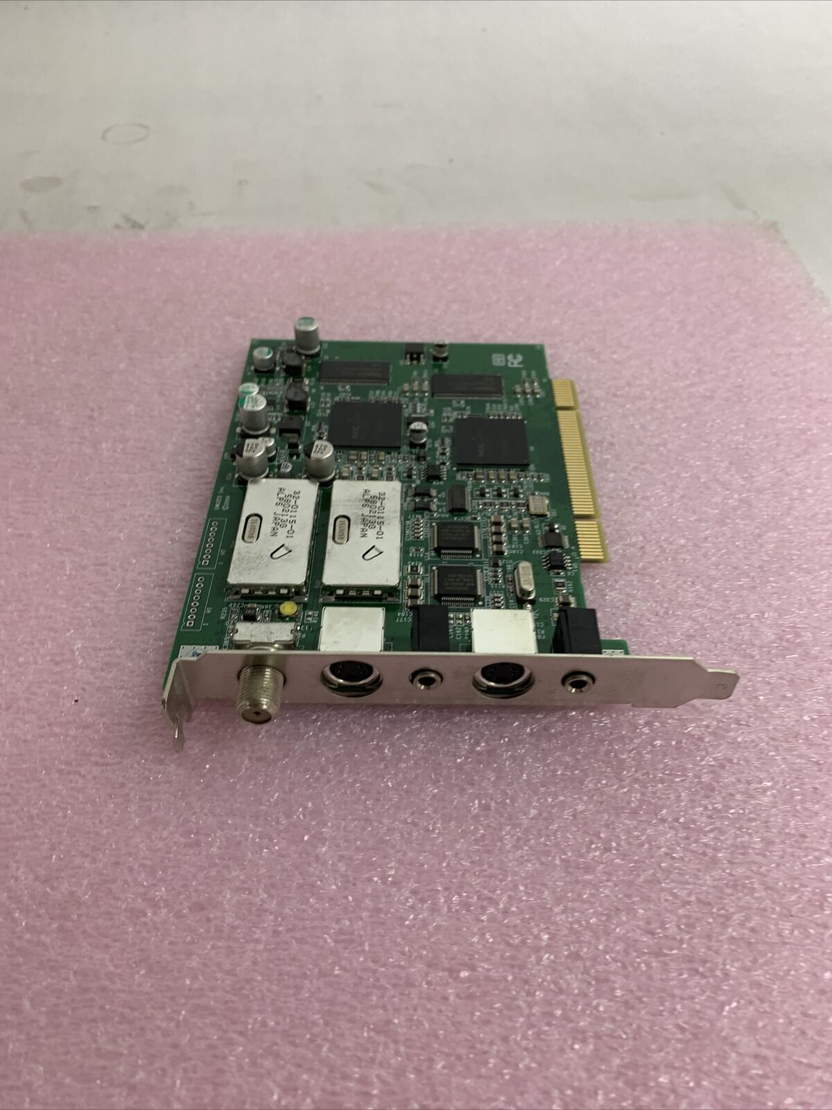 PC CN-0D6463 0D6463 Rev A00 Emuzed Rj Angel PCI Dual Tuner Interface Card