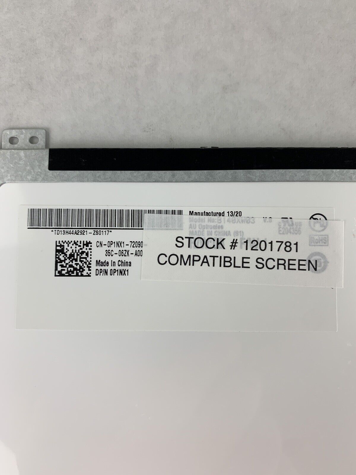 New Dell Replacement Laptop LCD Screen 14.0" WXGA LED 0P1NX1 B140XW03