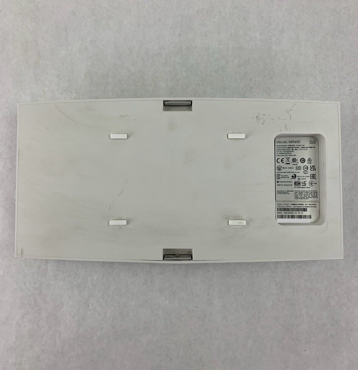 Cisco Meraki MR46E-HW Cloud Managed Wireless Access Point Unclaimed Bent Antenna