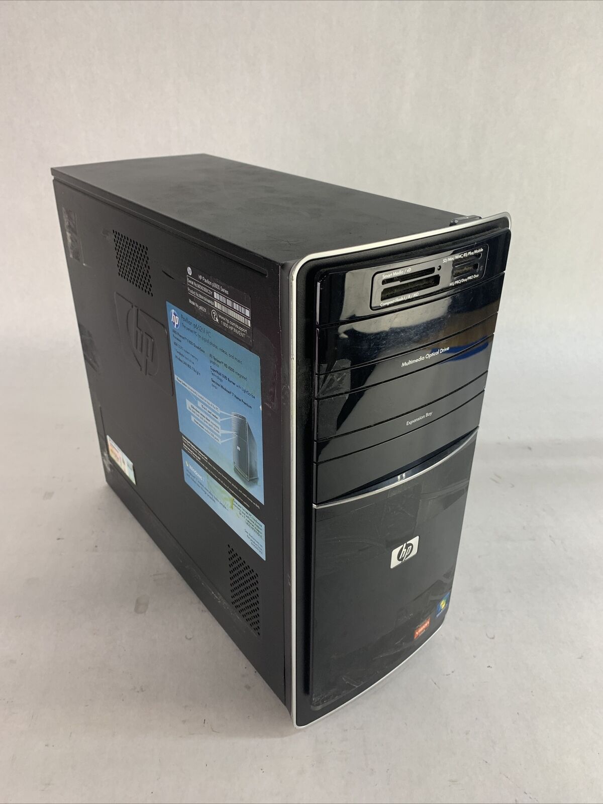 HP P6620F MT AMD Phenom 2 x4 830 2.8GHz 8GB RAM No HDD No OS