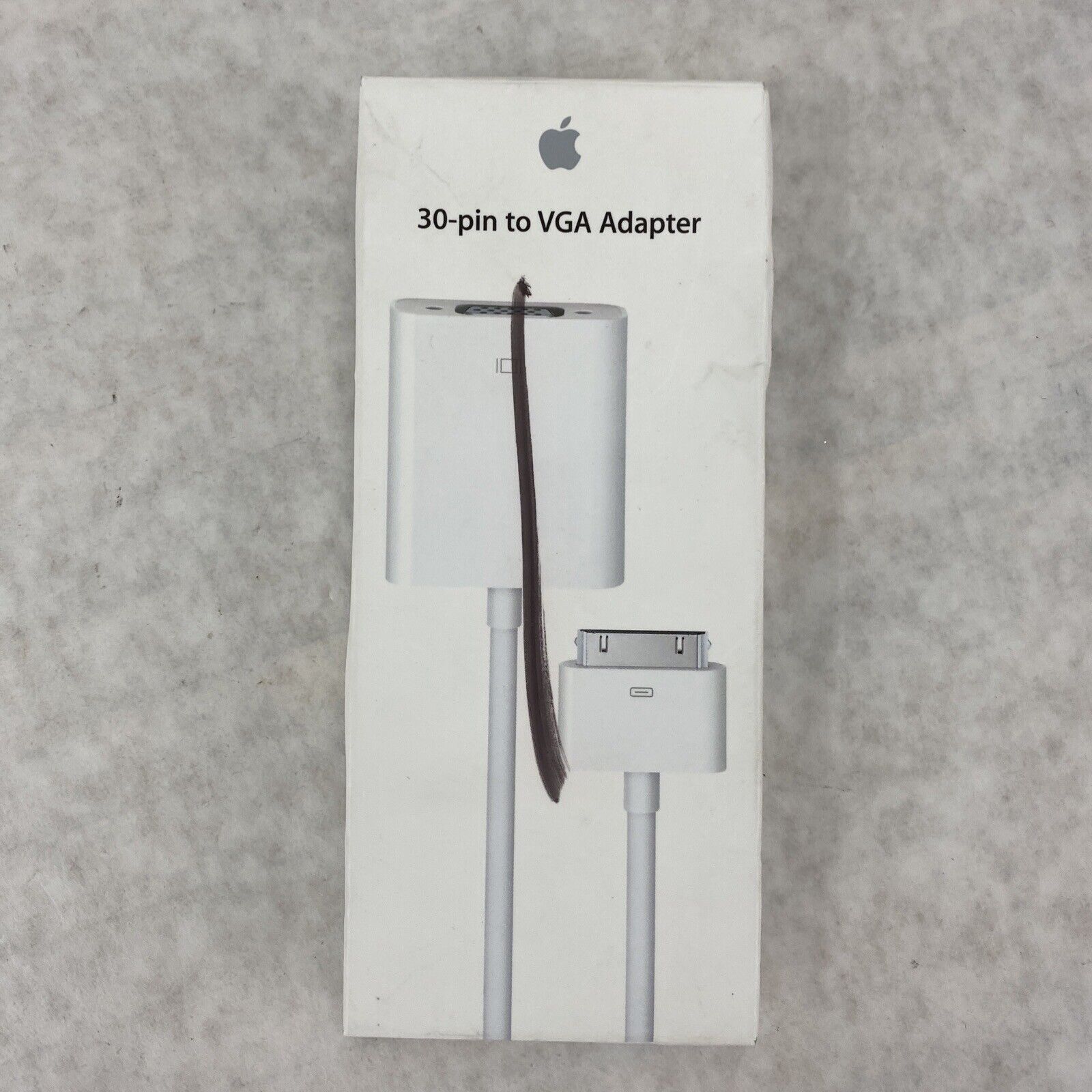 Genuine Apple A1368 MC552ZM/B 30 Pin To VGA Adapter NOS