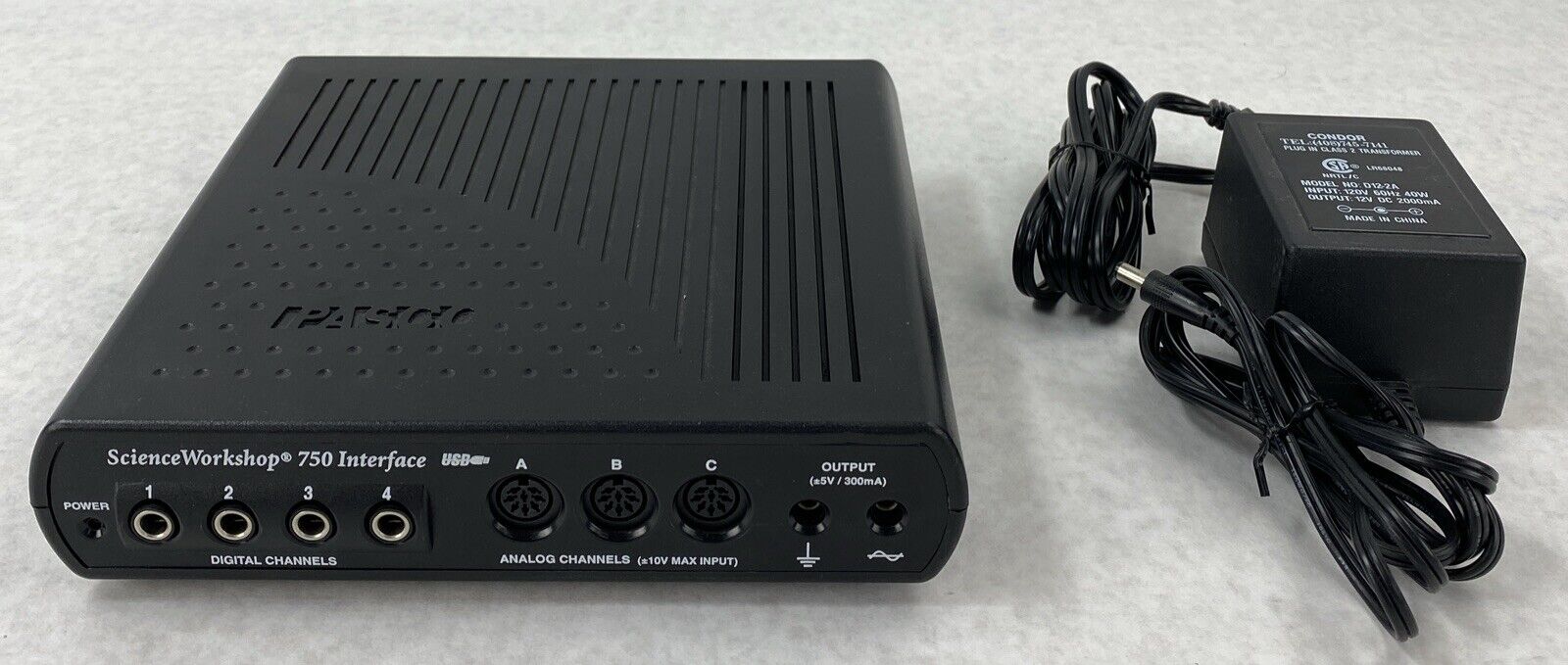 Pasco CI-7599 Scientific Workshop 750 Interface USB-B with Power Adapter