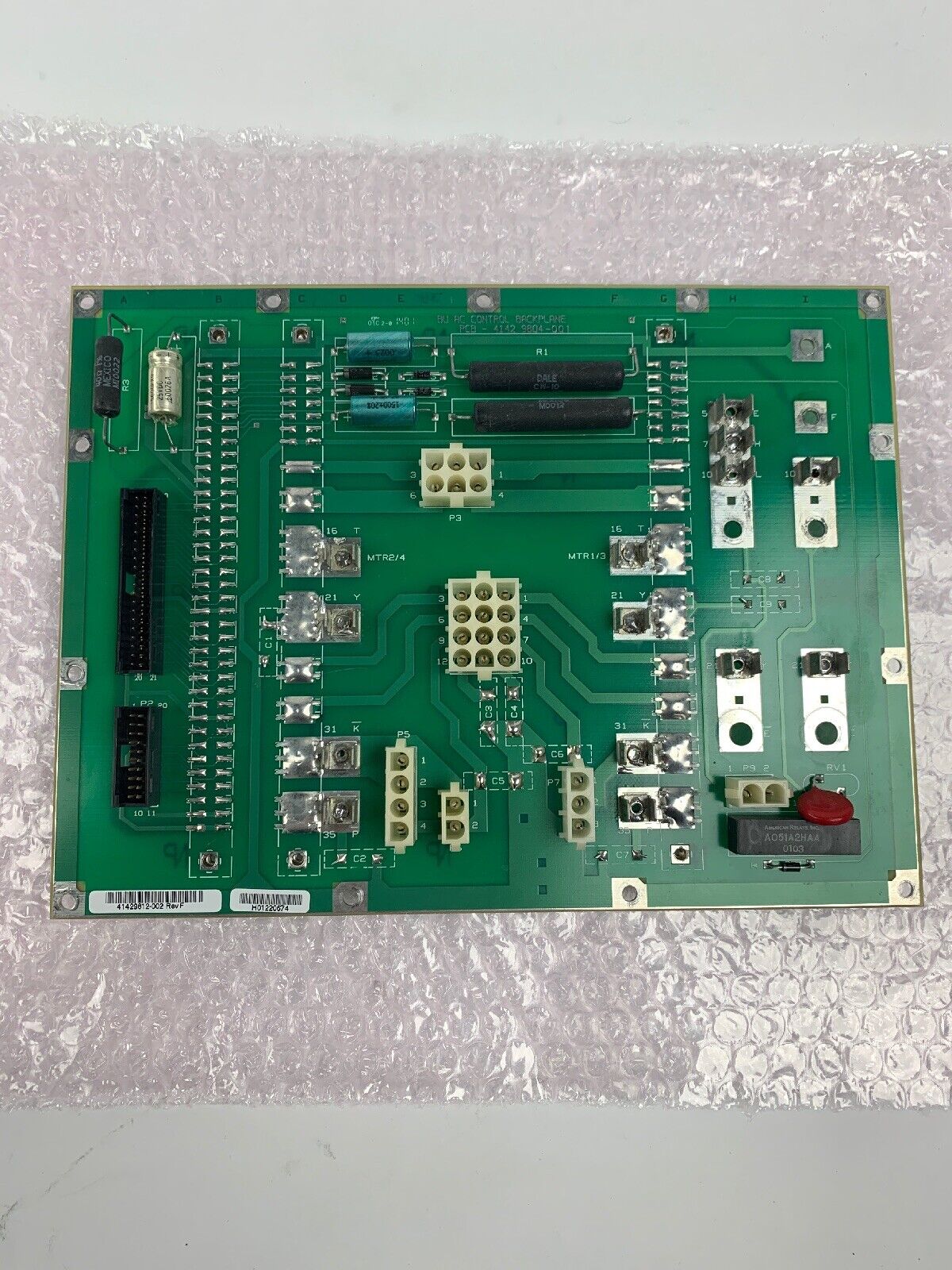 BU AC Control Backplane 41429812-002 Rev F H01220674