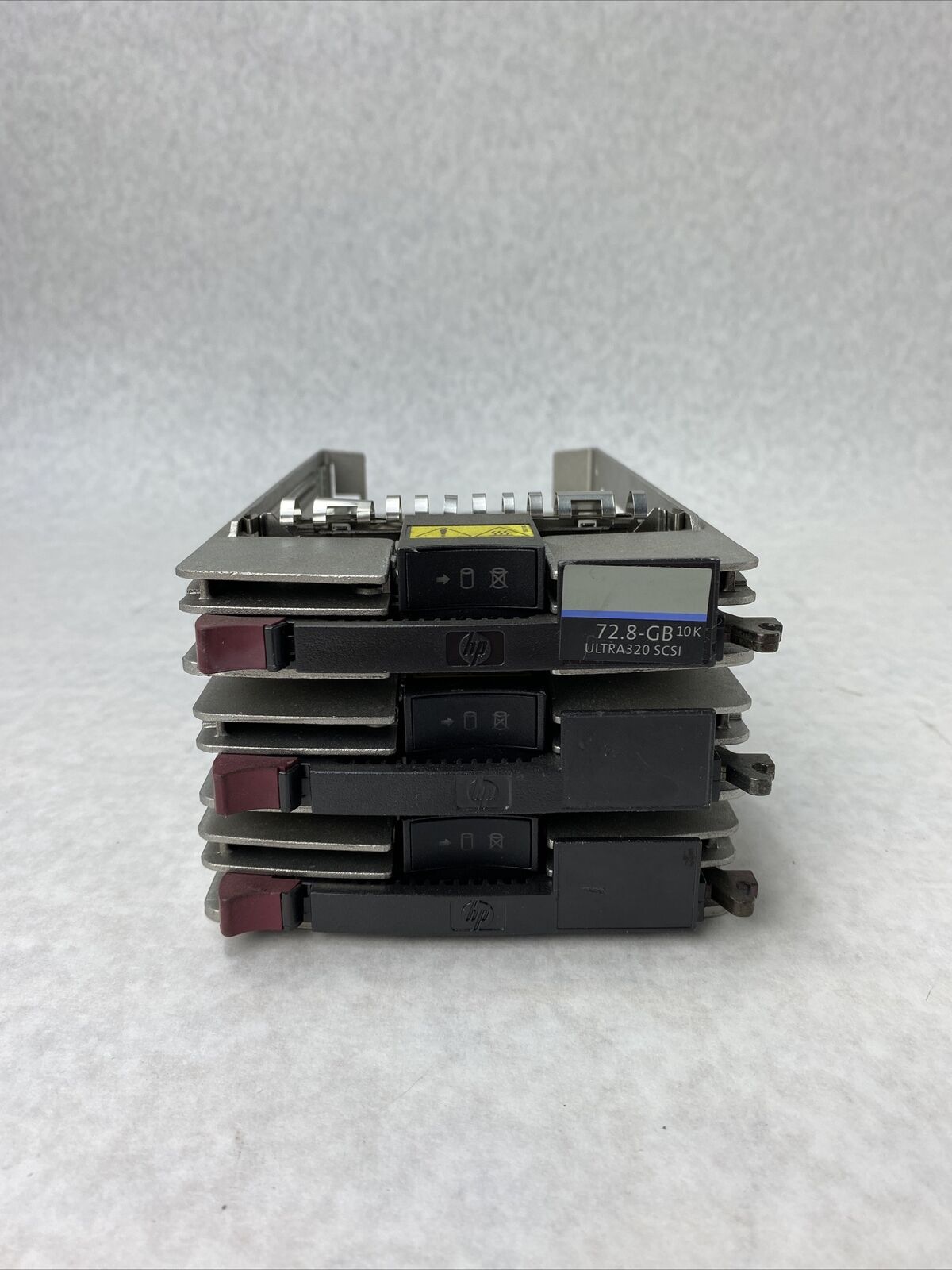 Lot of 3 HP ULTRA3 SCSI Hard Drive Caddy Tray 233349-001 Tray Only