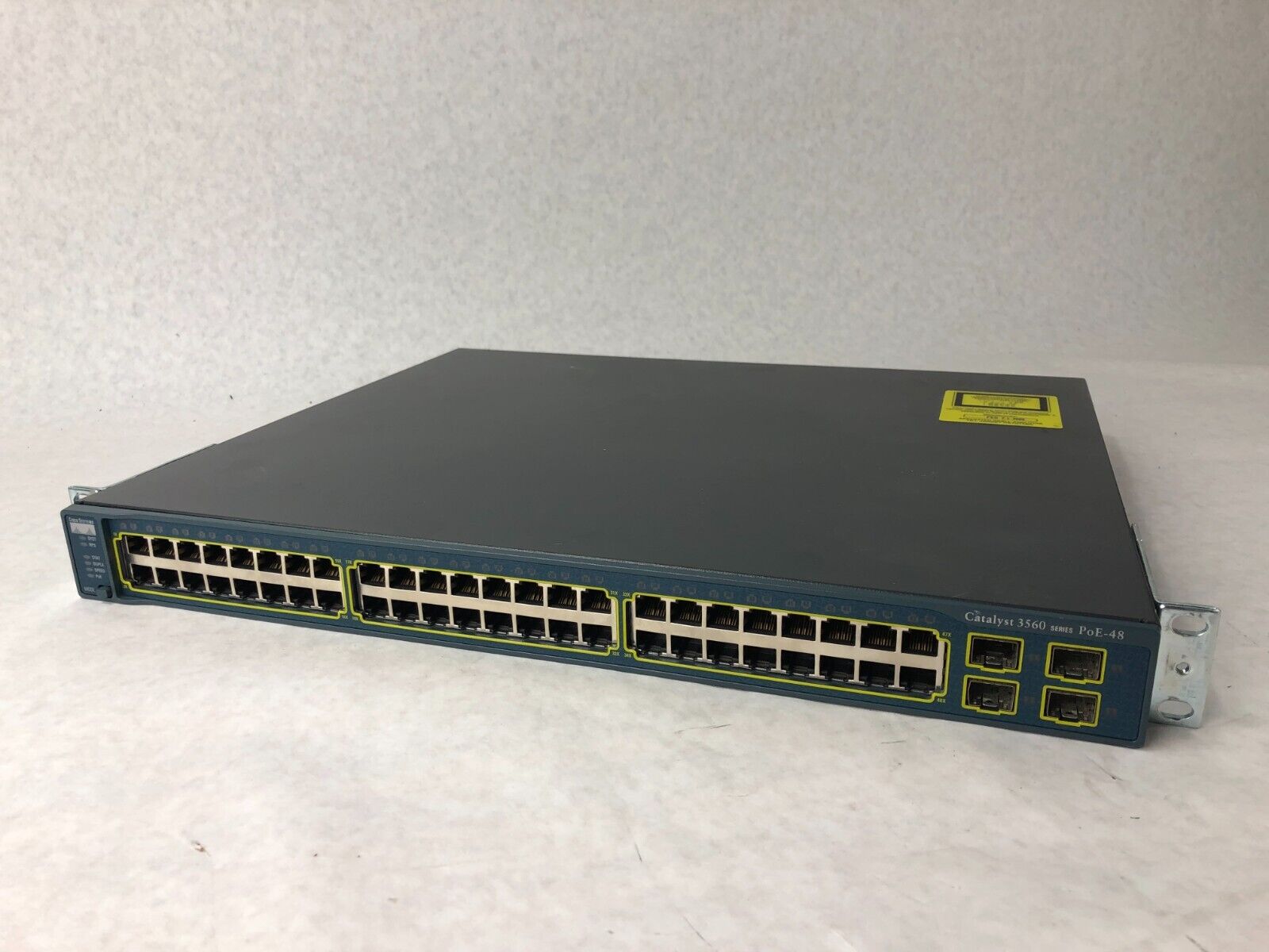 Cisco Catalyst WS-C3560-48PS-S 48-Port PoE Managed Ethernet Network Switch