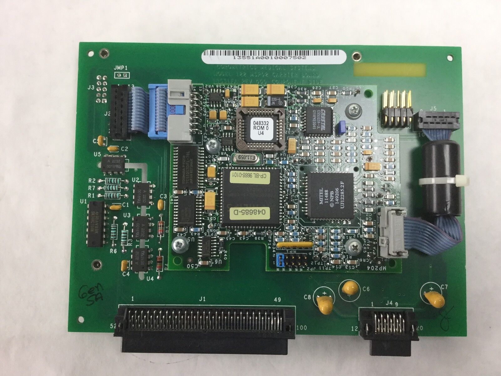 Corometrics Medical Systems, Model 122 MSP02 Carrier Board