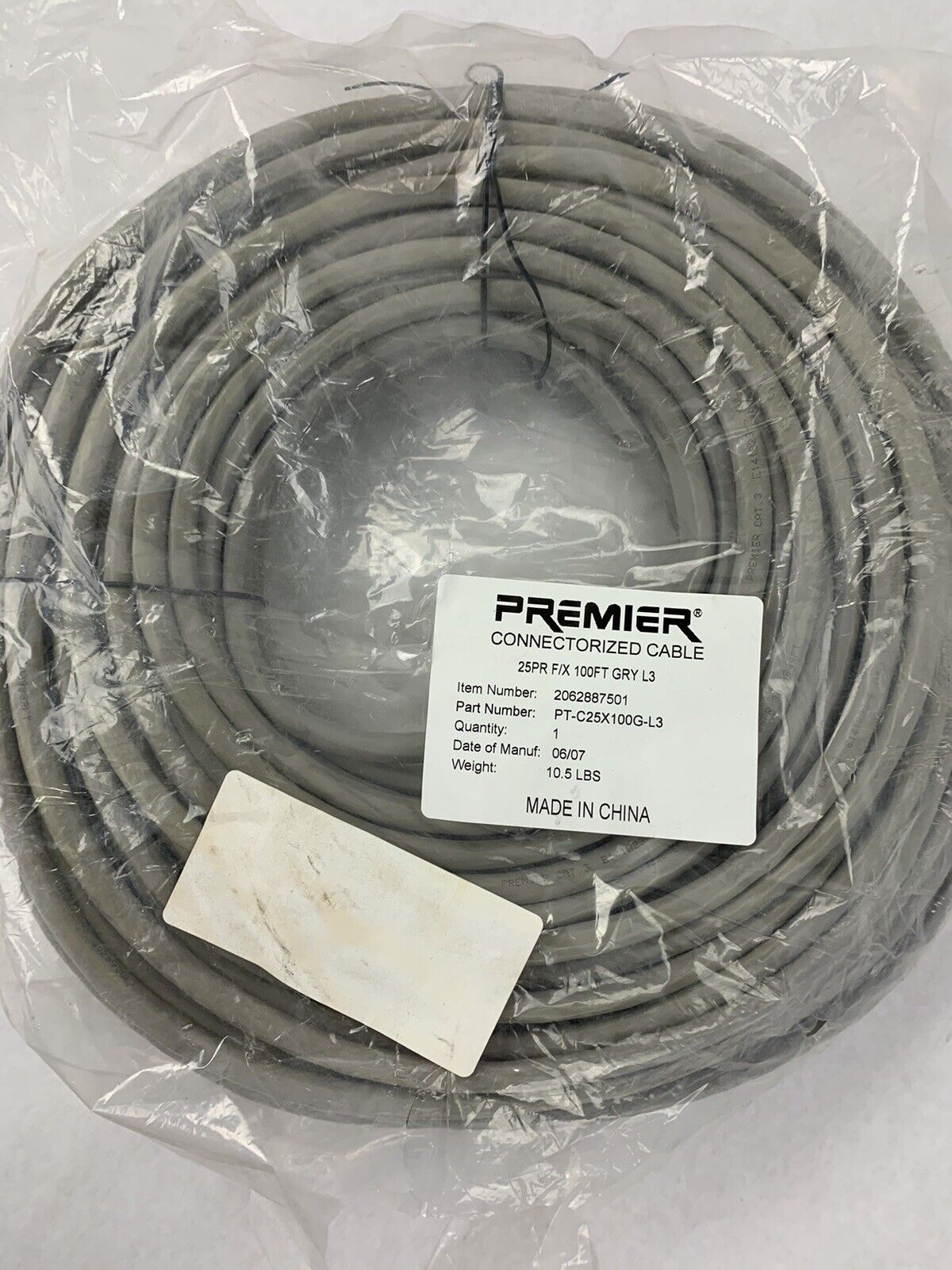 Premier PT-C25X100G-L3 2062887501 25pr F/X 100FT