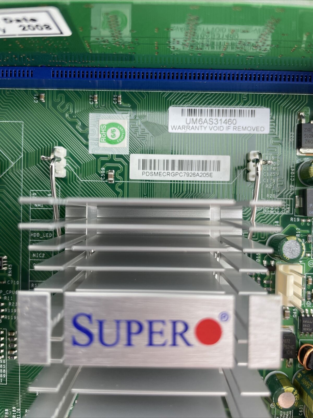 SuperMicro PDSME Motherboard Intel Pentium 4 3.4GHz 512MB RAM w/Shield