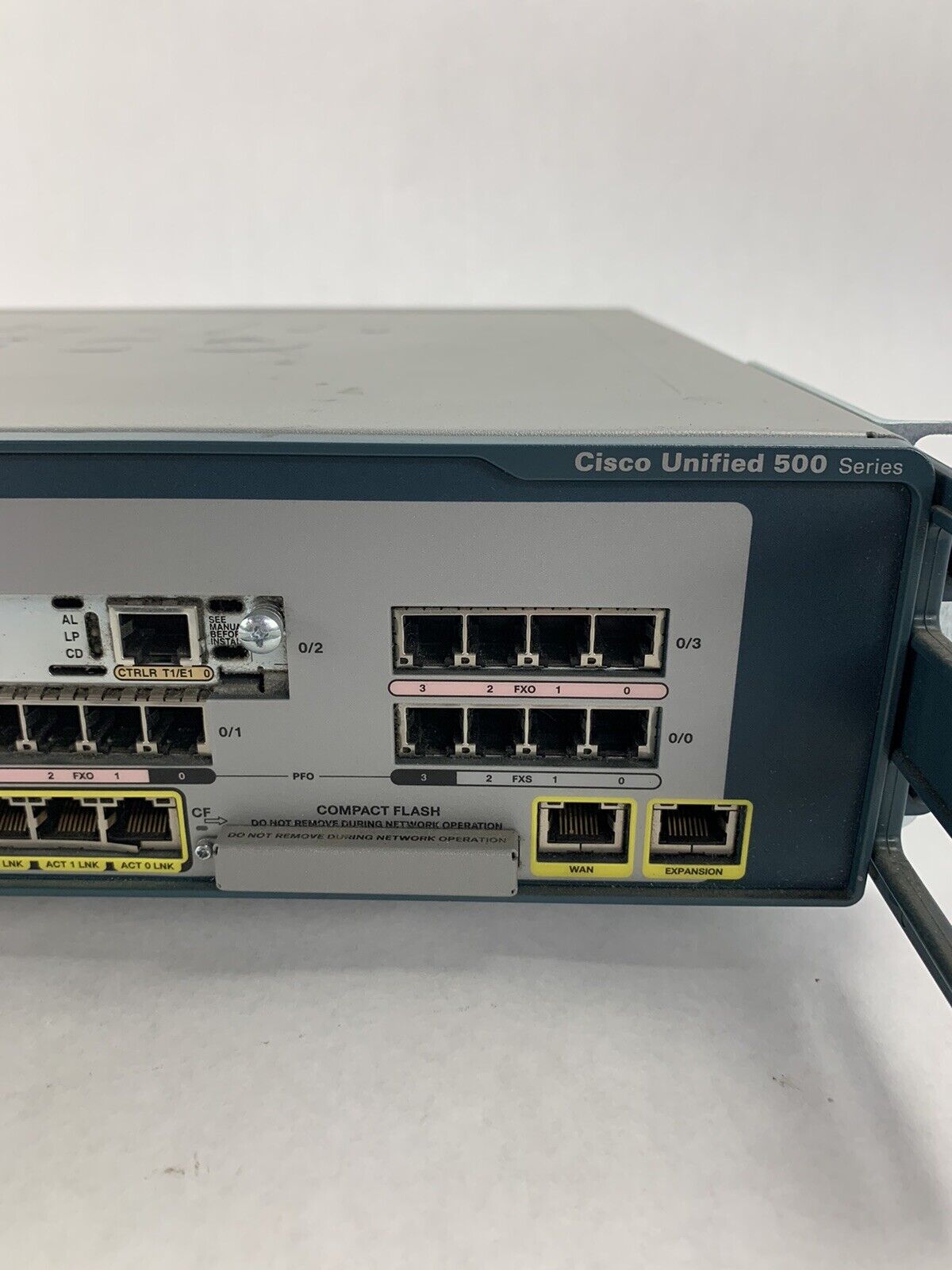 Cisco Unified 500 Series Router UC520-24U-8FXO-K9 No Compact Flash