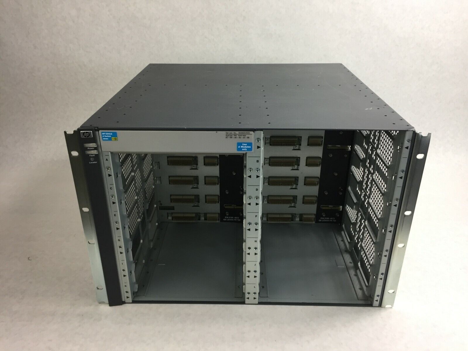 HP E5412 zl J8698A Switch Chassis  Rack Mountable