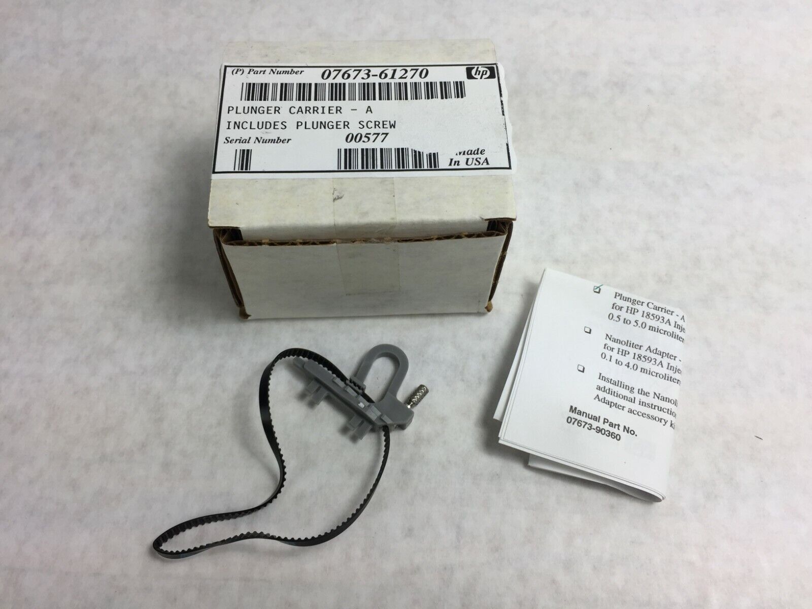 Agilent hp Plunger Carrier  07673-61270