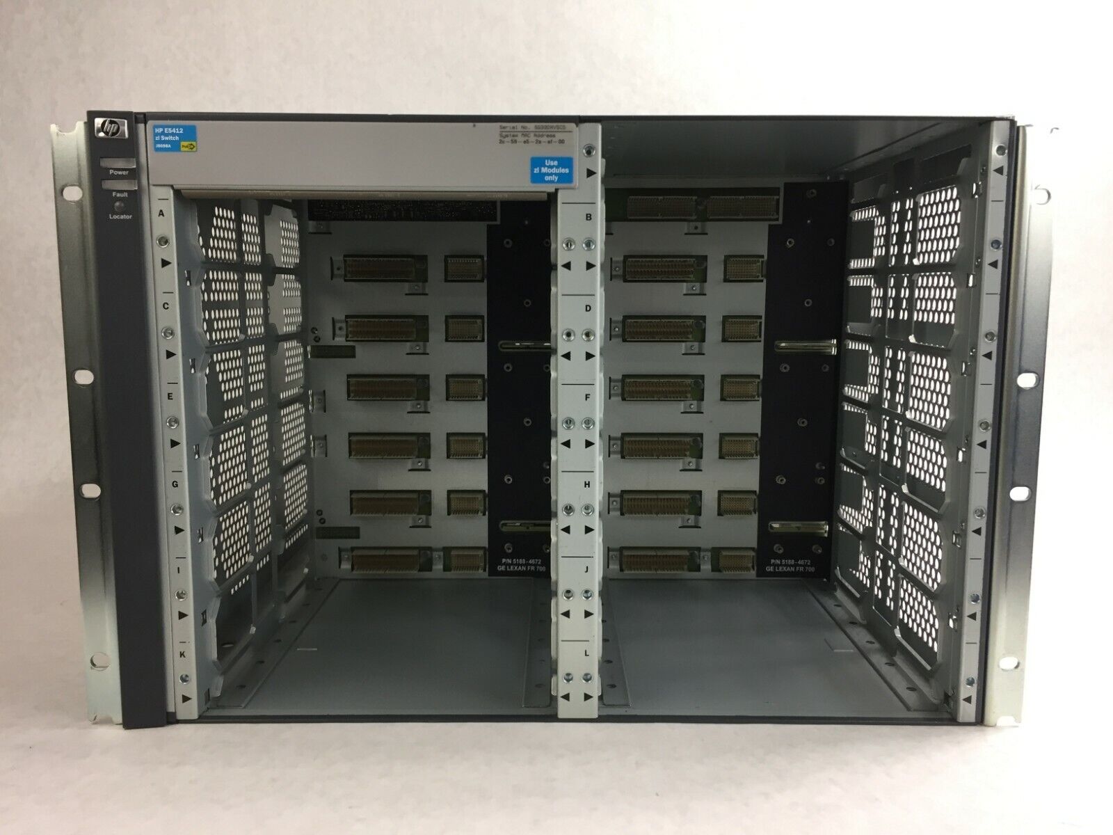 HP E5412 zl J8698A Switch Chassis  Rack Mountable