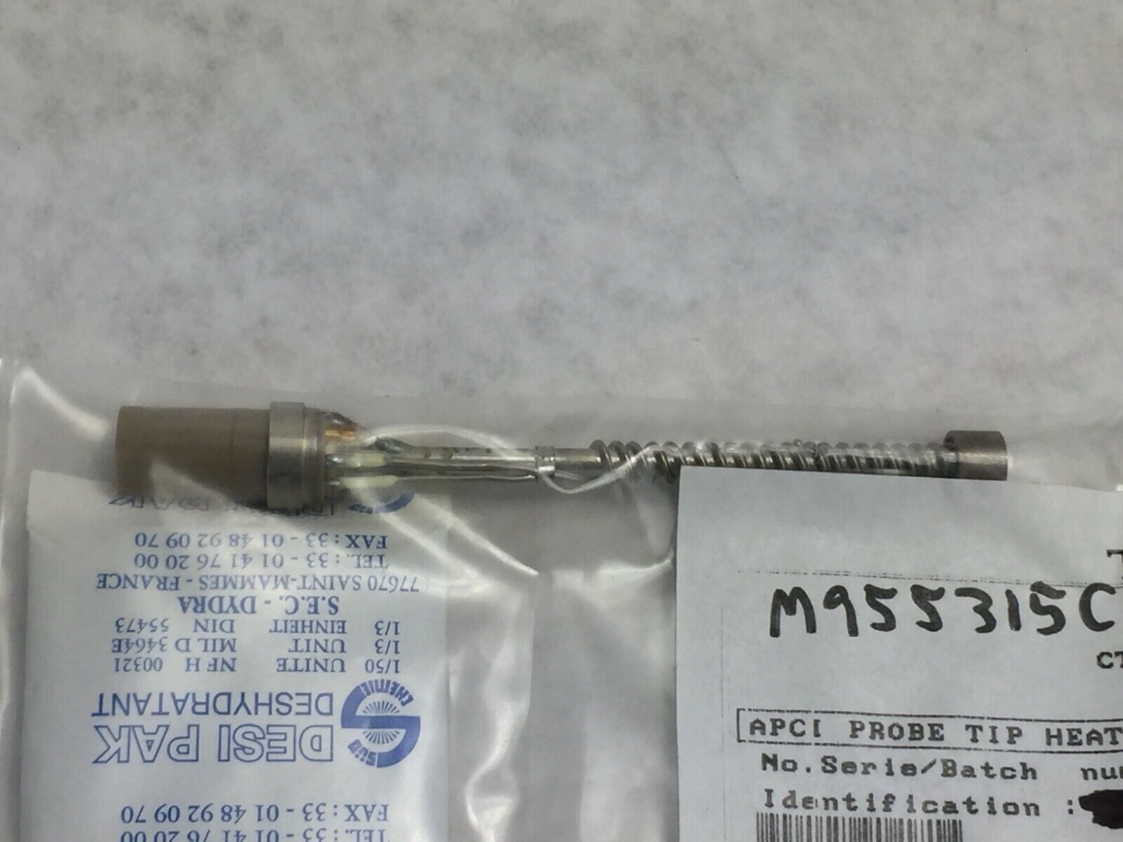 Thermocoax APCI Probe Tip Heater As Per DWG M955315    Factory Sealed