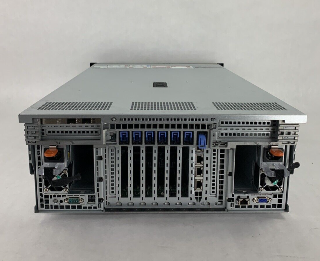 Dell PowerEdge R930 Server 4x E7-8891 2.8 GHz 256 GB RAM No HDD No OS 2x PS