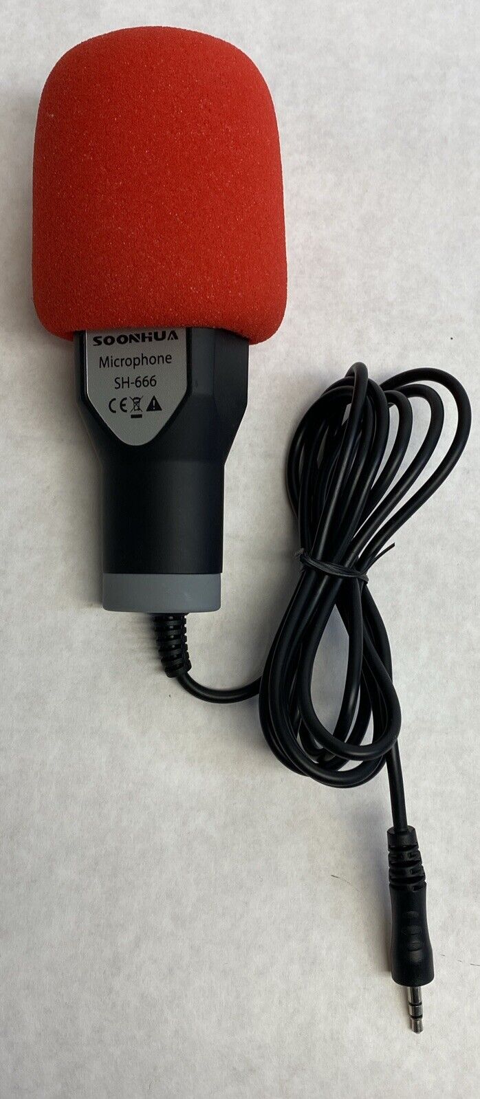 Soonhua SH-666 Microphone ONLY 4ft 3.5mm Cable Tested NO ACCESSORIES