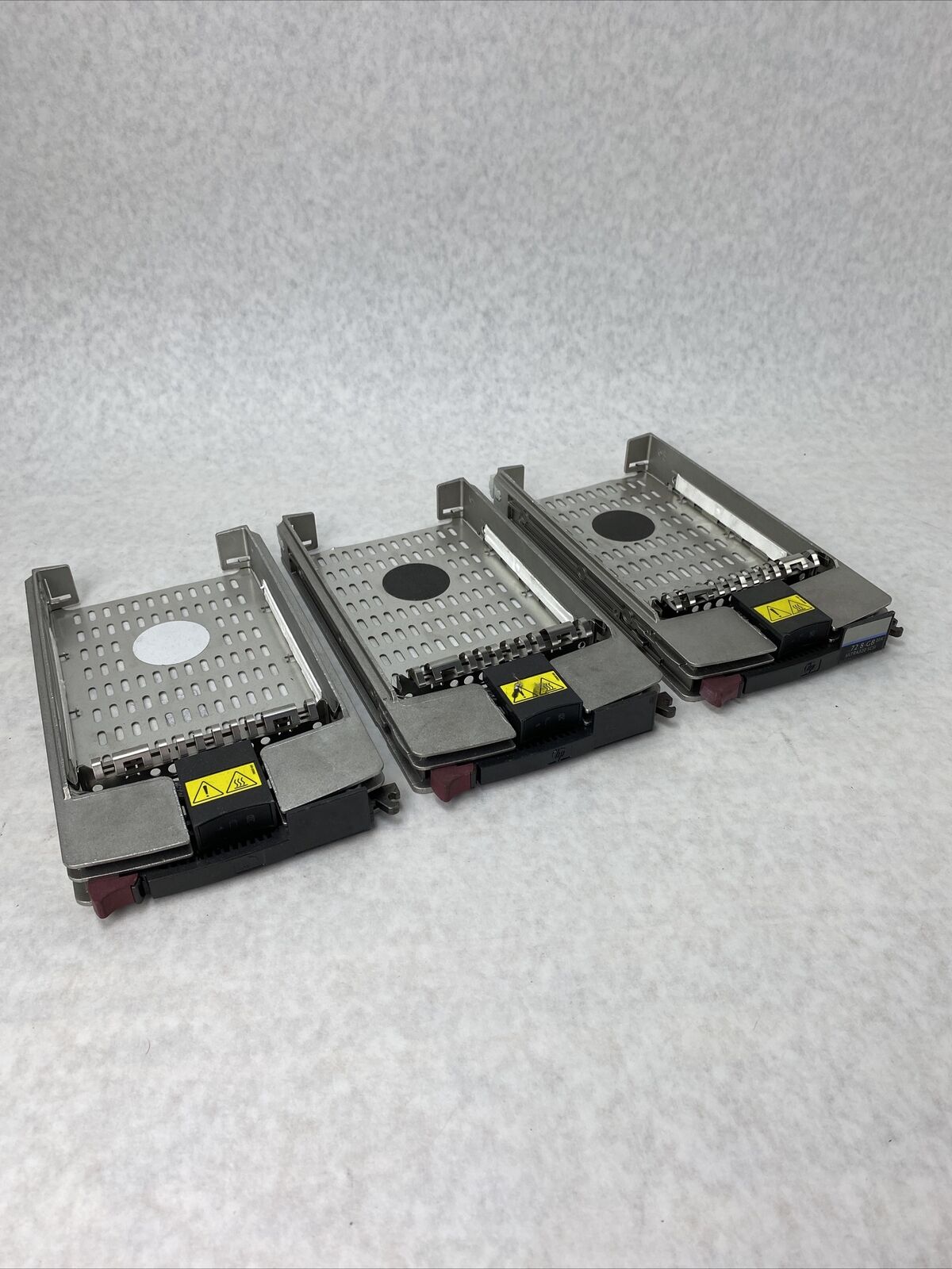 Lot of 3 HP ULTRA3 SCSI Hard Drive Caddy Tray 233349-001 Tray Only