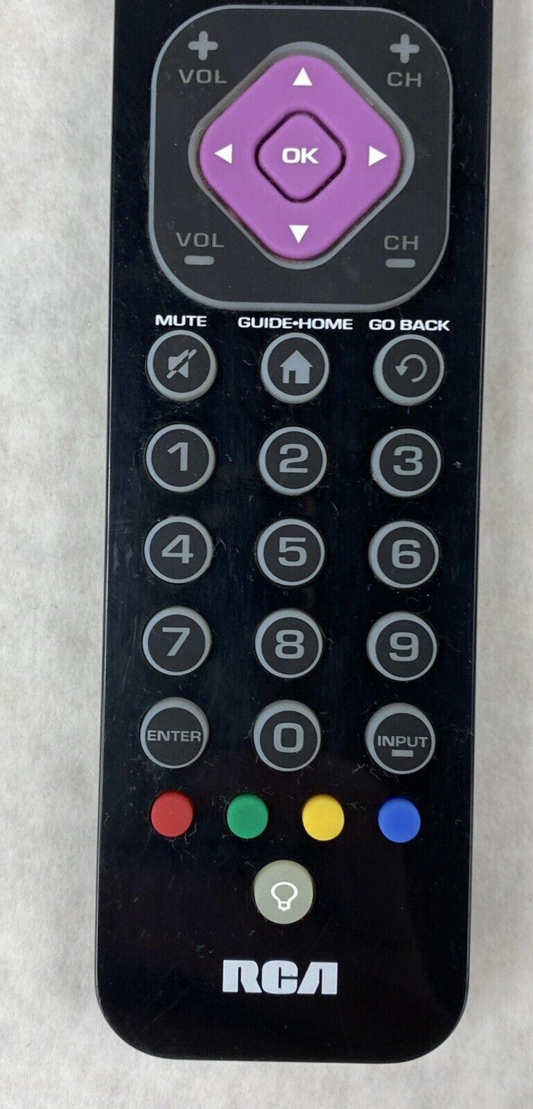 RCA RCRTBL06BE R26211 6W21CX 6-Device Ultra-Slim Universal Remote Control