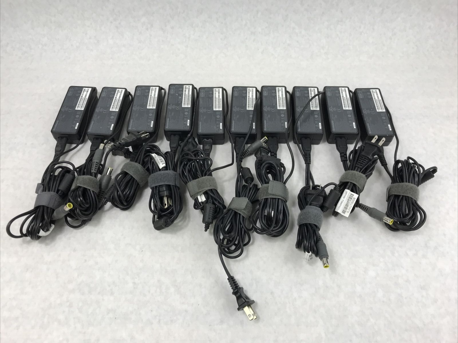 Lot of 10 Lenovo ADLX65NCT2A Thinkpad Laptop Charger AC Adapter 20V 3.25A 65W