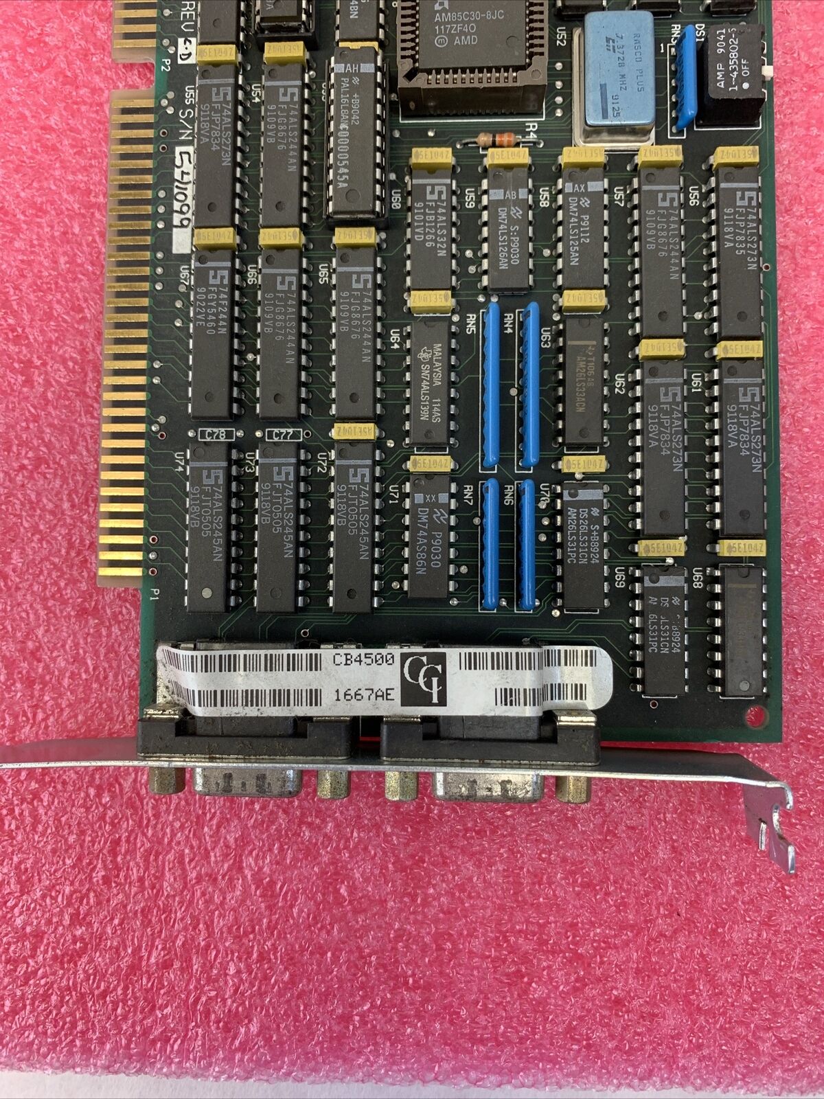 Digiboard 30000894 16-bit ISA C/X Cluster host adapter card