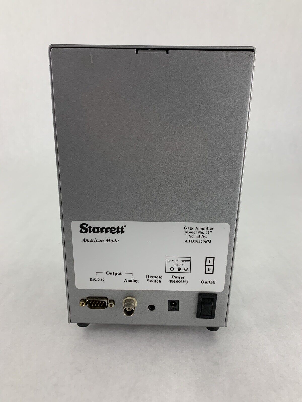 Starrett 717 Gage Amplifiers Power Tested