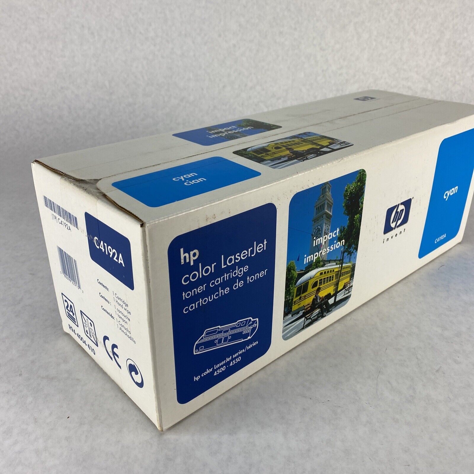 Genuine HP C4192A Cyan Toner Cartridge SEALED