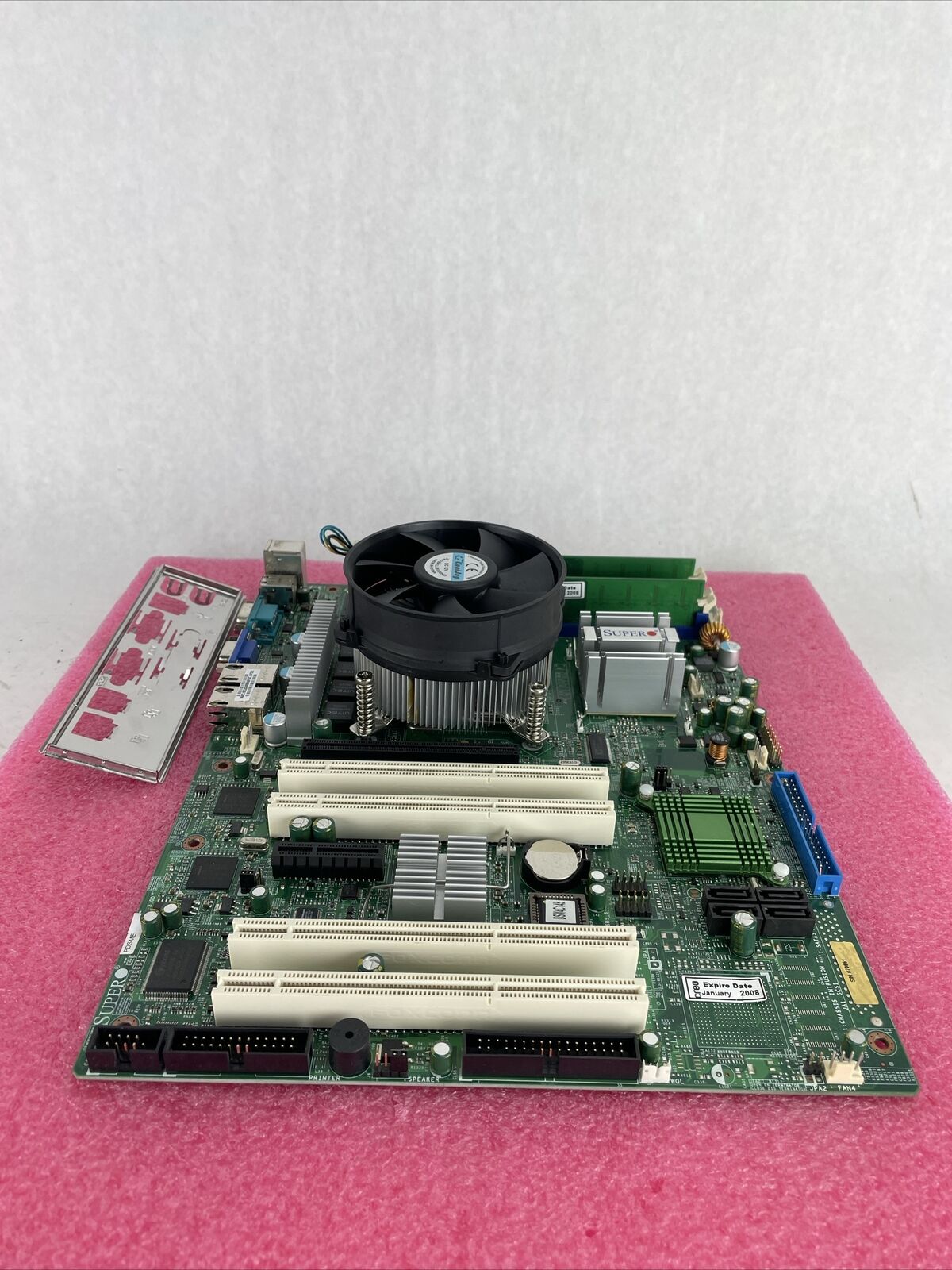 SuperMicro PDSME Motherboard Intel Pentium 4 3.4GHz 512MB RAM w/Shield