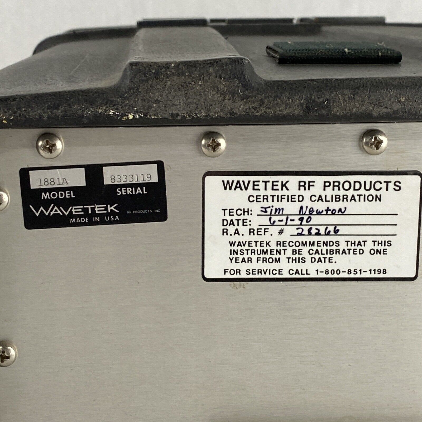 Wavetek Model 1881A System Analyzer