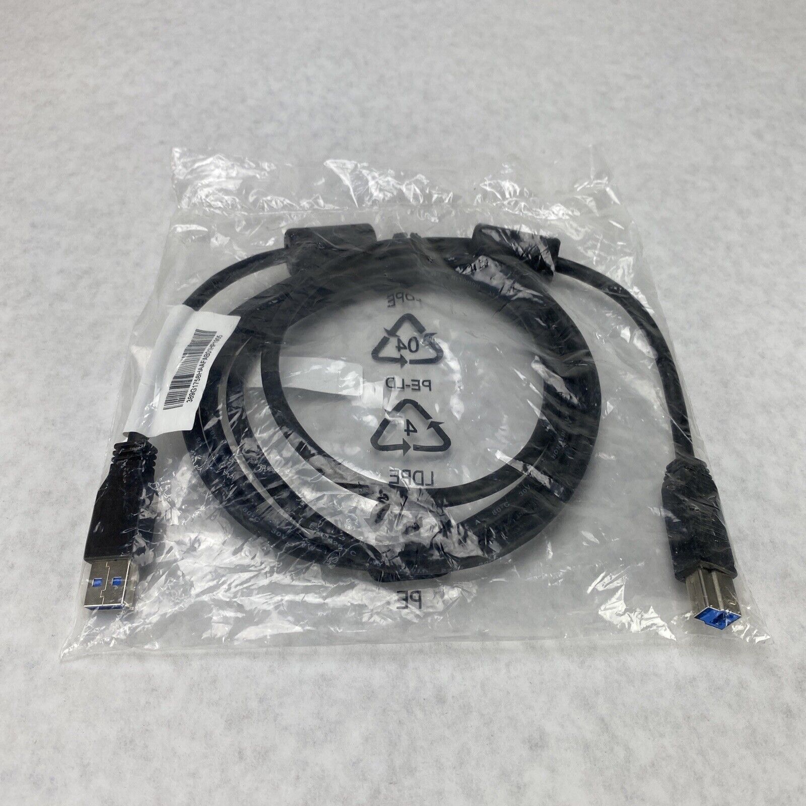 Lot of 40 Genuine HP 917468 SS USB 3.0 Cable A-Male to B-Male 6ft Black