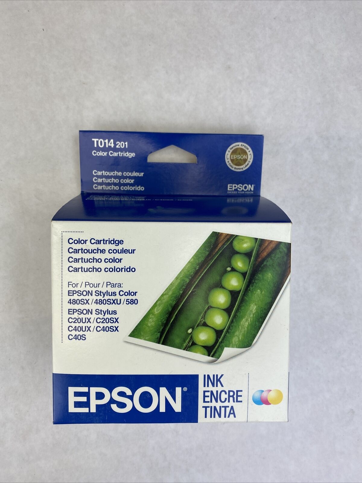 NEW Epson T014 201 color ink cartridge sealed expired 08/2008