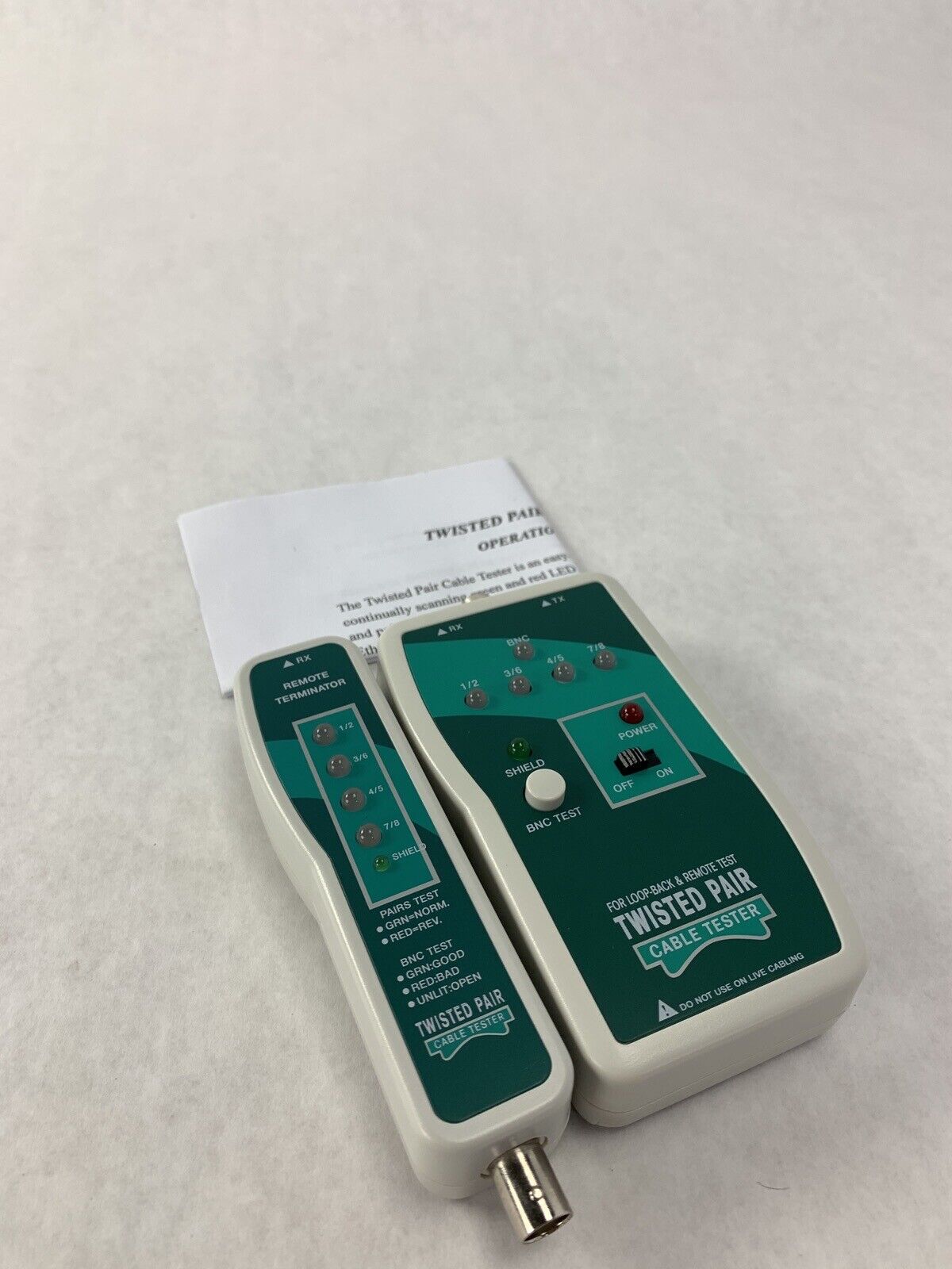 Box Opened Twisted Pair Multifunction Cable Tester PA-41