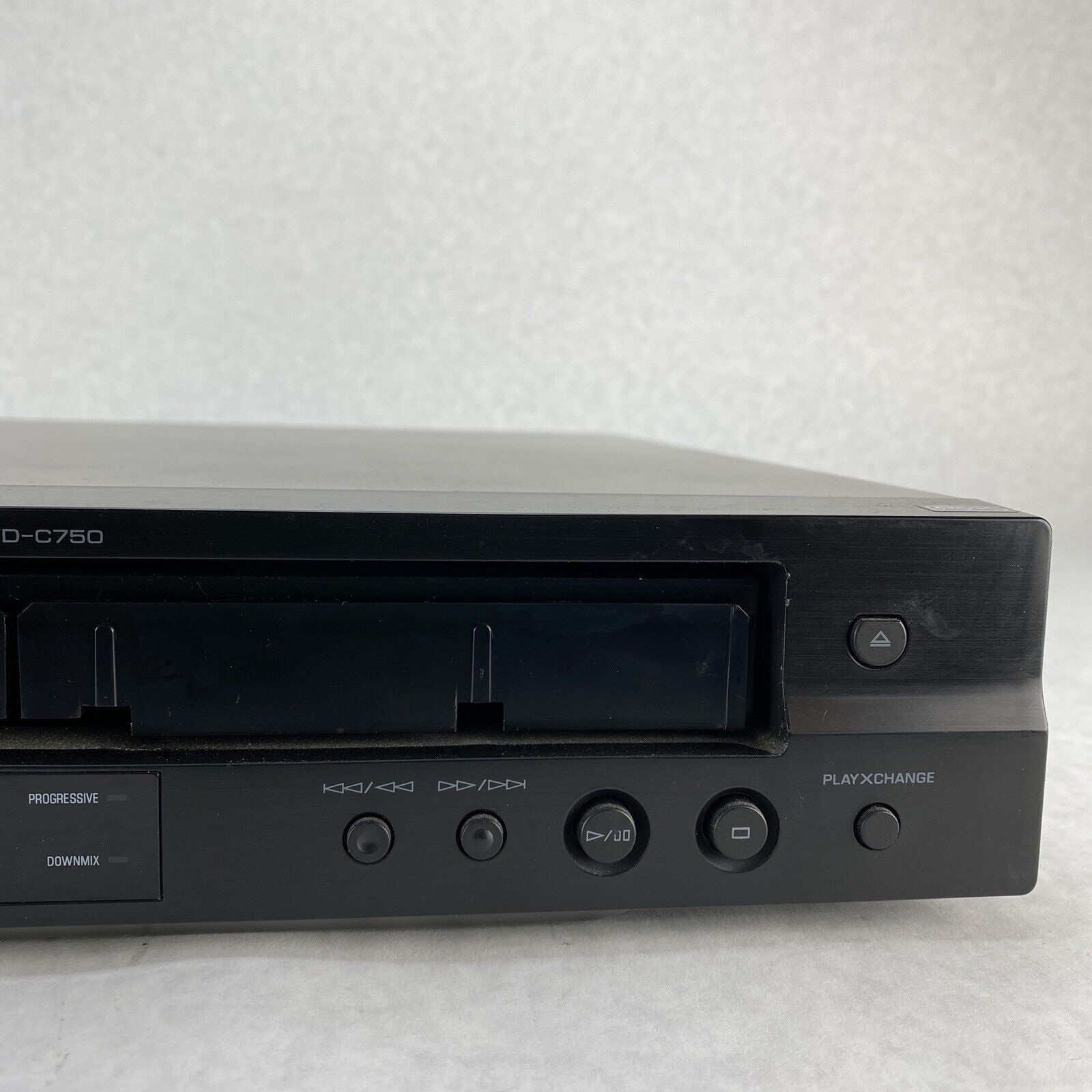 Yamaha DVD-C750 Natural Sound DVD Audio/Video SA-CD Player WORKS BUT BAD TRAY