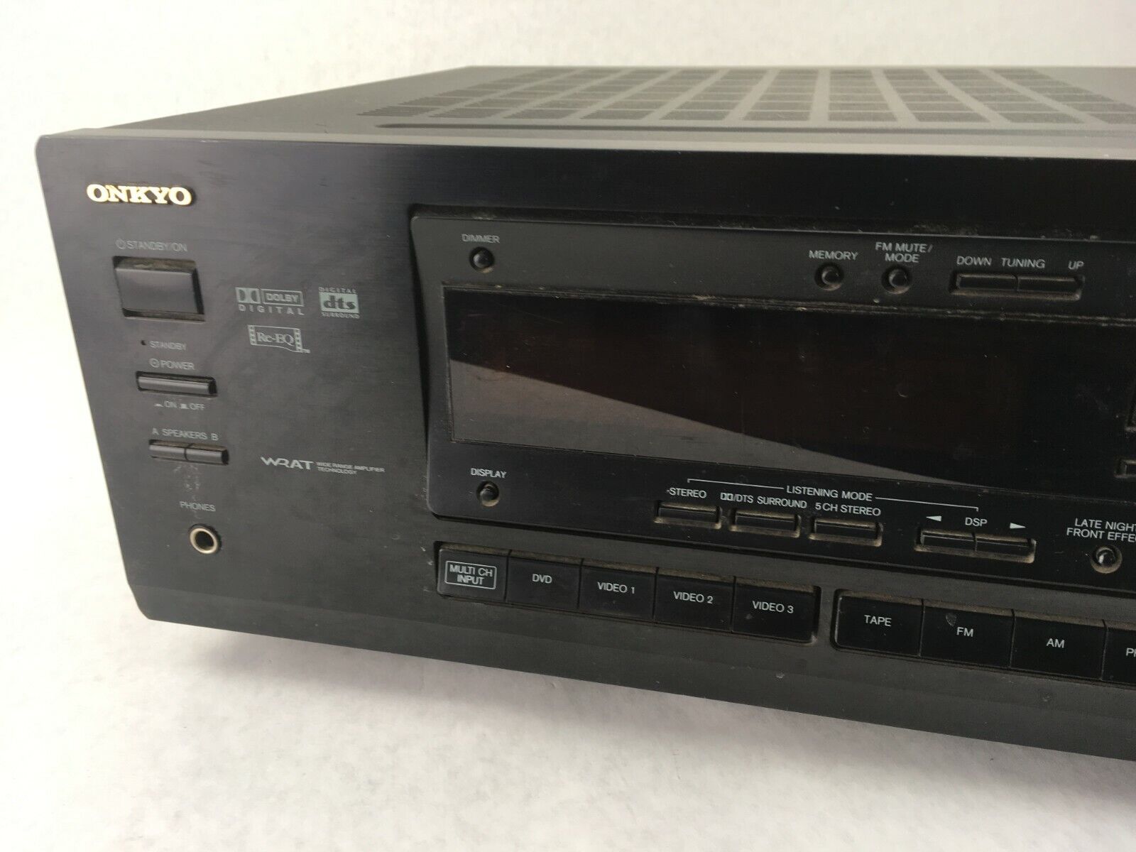 Onkyo TX-DS575X 5.1 Channel Home Theater Receiver Needs Repair - Worki