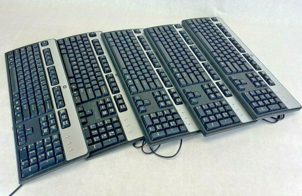 HP 434821-002 Model SK-2885 clicky keys keyboard to USB Lot of 5