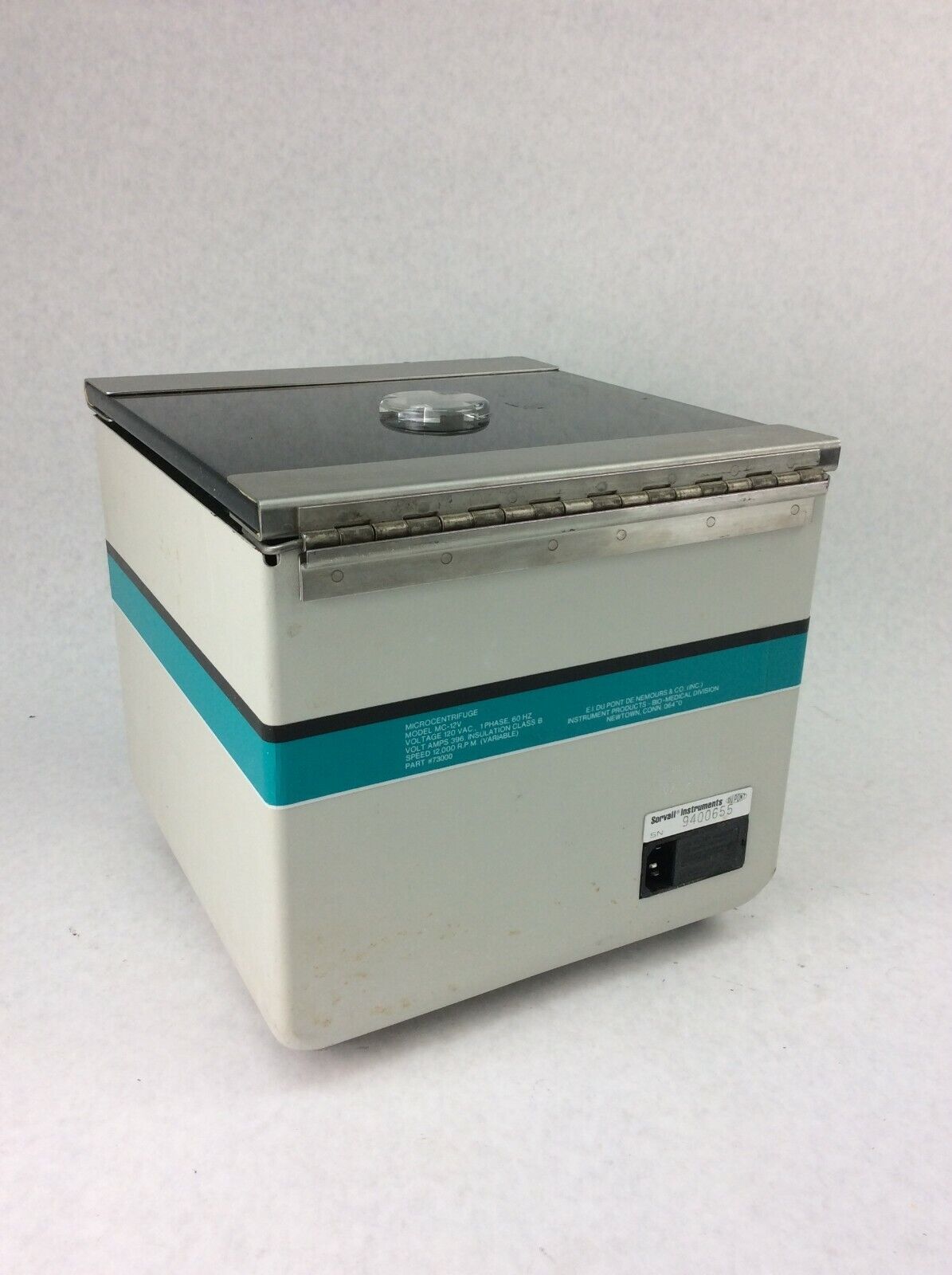 Sorvall DuPont MC 12V Bench Top Centrifuge