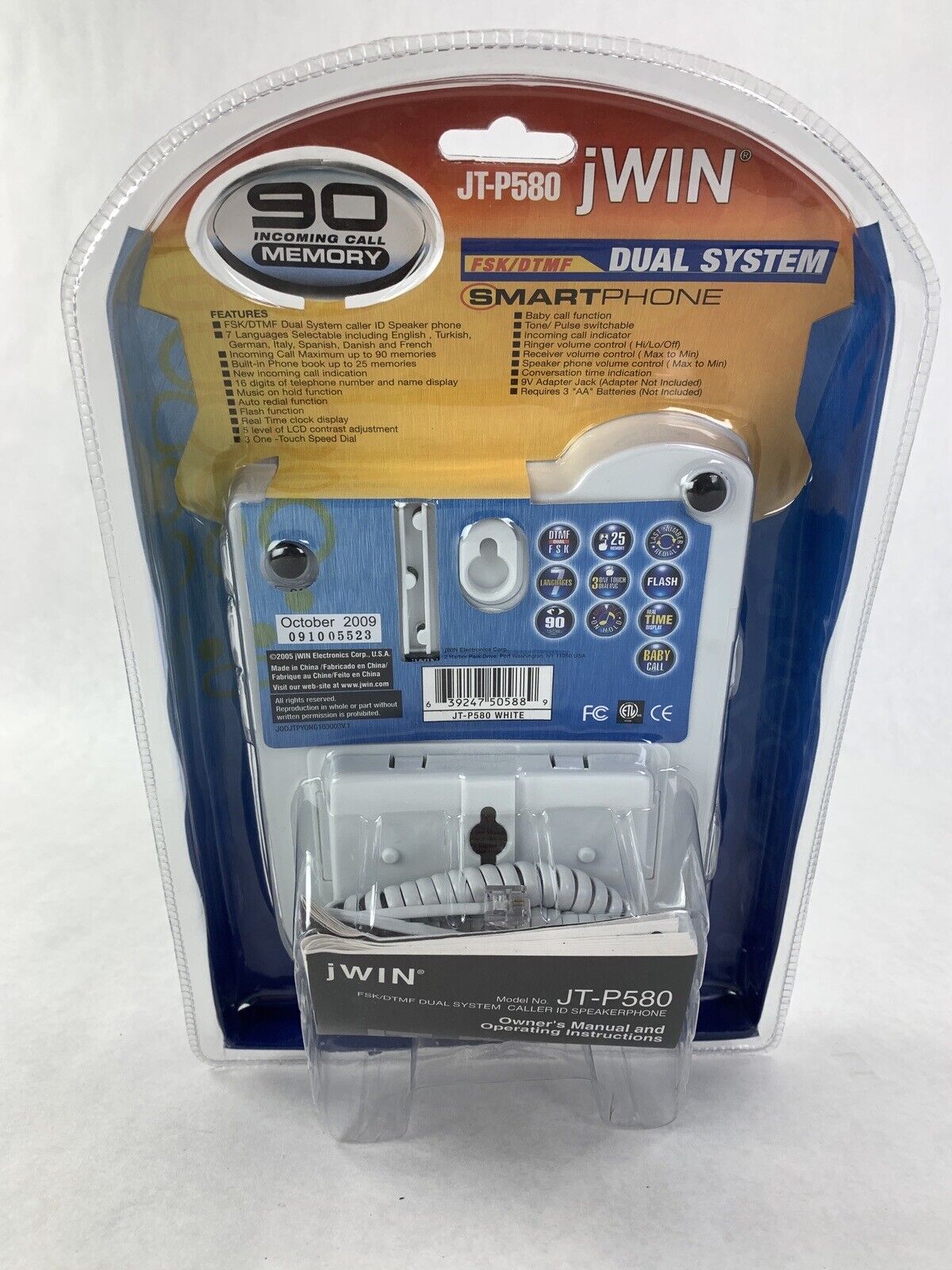 New JWIN JT-P580 Dual System Speaker Phone